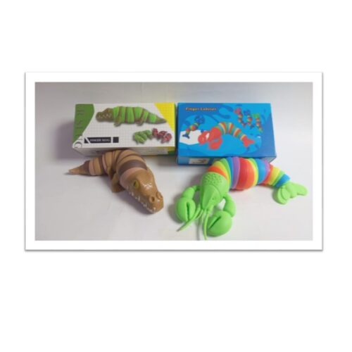 Cocodrilo y langosta